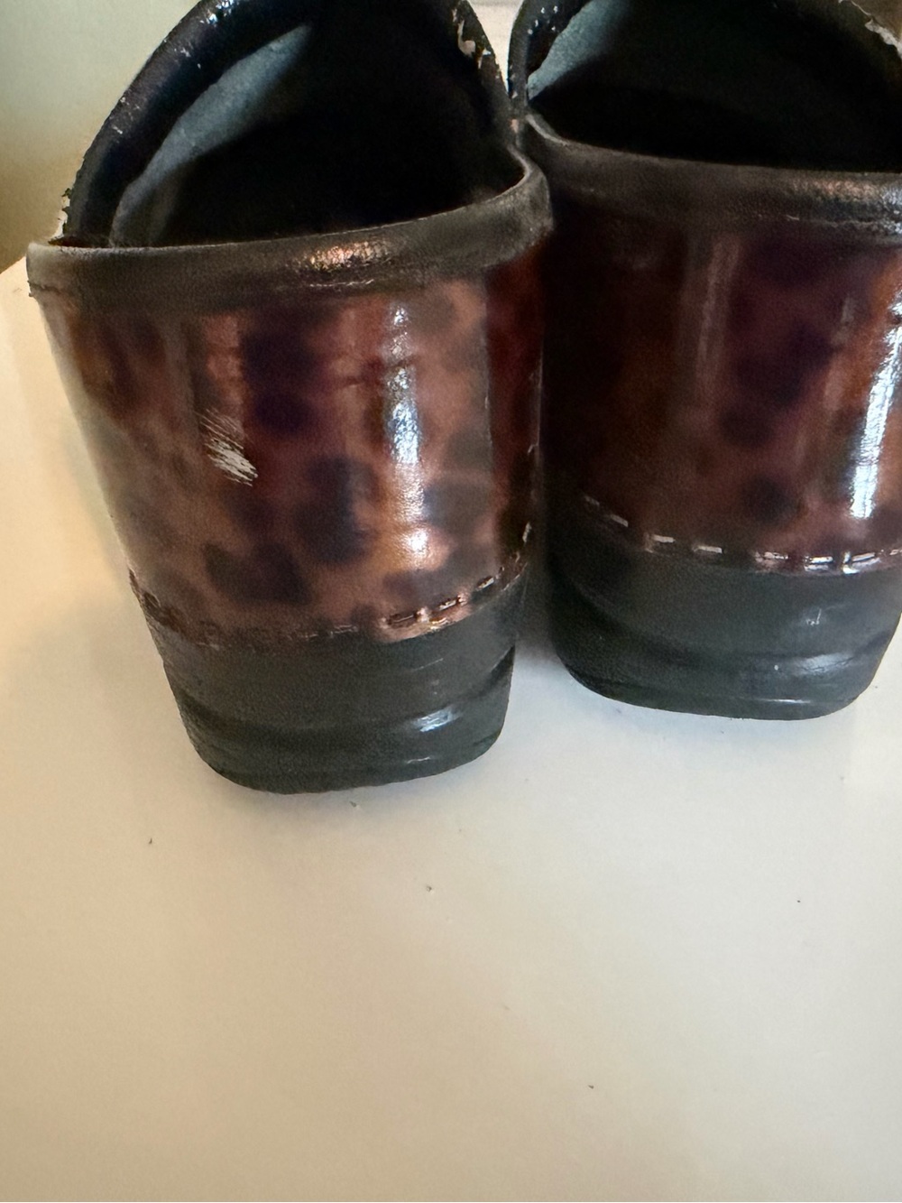 Tortoise shell Dansko women clogs size 37 - Picture 5 of 6